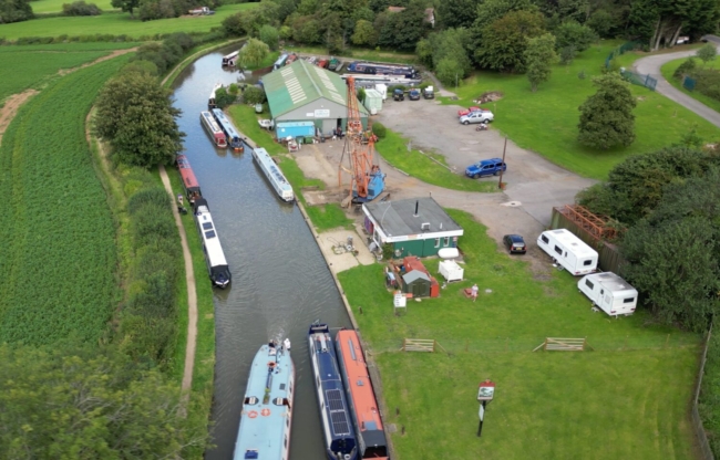 Aerial View Rugby Boats